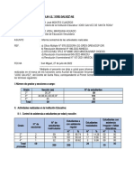 Informe Del Auxiliar de Educación - Secundaria Vidal