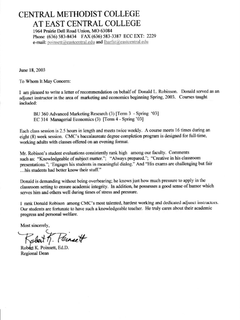 CMC Reference Letter-1 | PDF