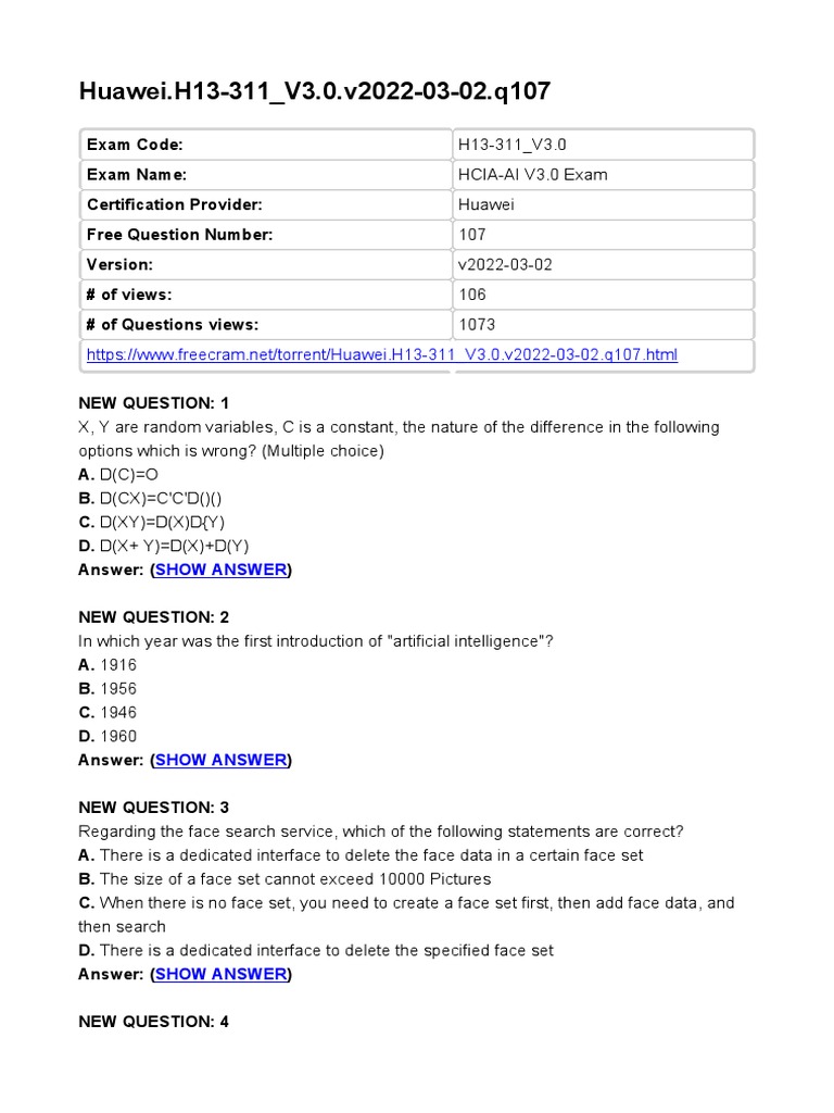 H13-811_V3.5 Zertifikatsfragen