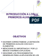 Introduccion A Los Primeros Auxilios - Marcos