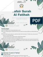 Tafsir Al Fatihah-I