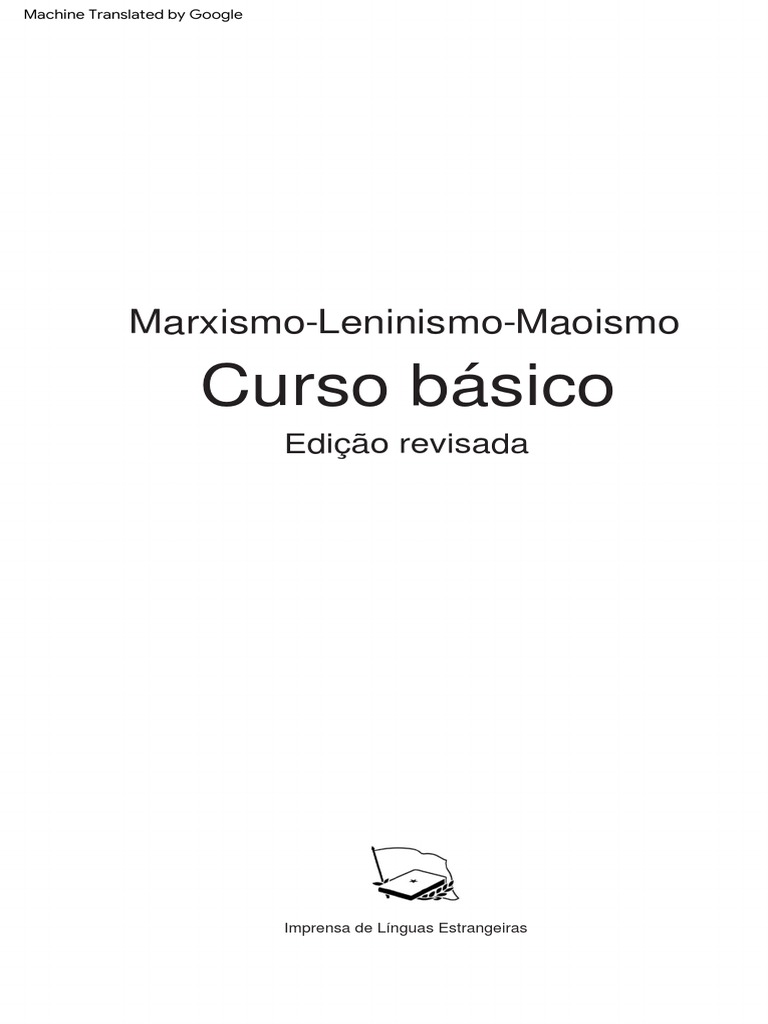 S01 MLM Basic Course Revised Edition 10th Printing (Traduzido) PDF Marxismo Karl Marx