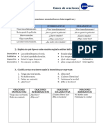 Taller 2 - Clases de Oraciones