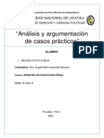 Análisis de casos prácticos sobre Derecho de Ejecución Penal en el Perú