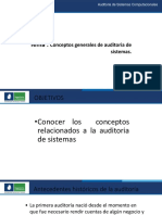 Conceptos Generales de Auditoria de Sistemas