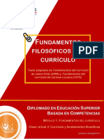 Lectura 2 Fundamentos Filosóficos Del Curriculo