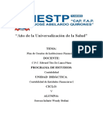 Plan de Cuentas para Instituciones Financieras