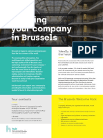 Starting Your Company in Brussels: Ideally Located at The Heart of Europe