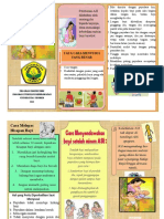 Leaflet Teknik Menyusui Perin