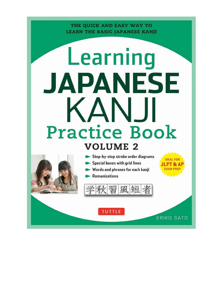 Learning Japanese Kanji Practice Book Volume 2 Vol. 2 PDF Languages