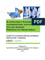 A Strategy Paper On Augmenting Export of Value Added Products From India - 2015