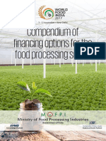 Compendium of Financing Options For The Food Processing Sector - 2017