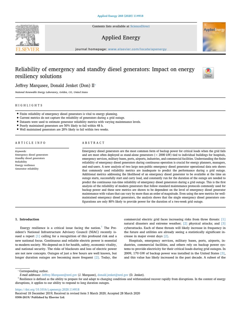 Applied Energy Sciencedirect PDF Reliability Engineering Systems