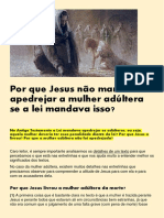 Por Que Jesus Não Mandou Apedrejar