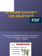 Planificación y Objetivos