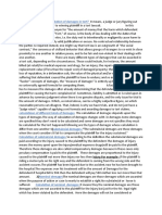 What Is Meant by The Calculation of Damages in Tort?: "The Substaincial Demages Are Those Demages