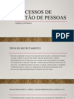 Processos de Gestão de Pessoas