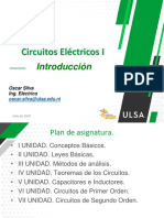 Circuitos Eléctricos 1 Semana Introducción