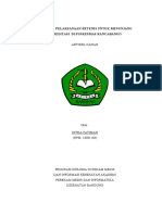 Tinjauan Pelaksanaan Retensi Untuk Menunjang Akreditasi Di Puskesmas Rancabango