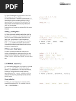 Learn Python 3 - Lists