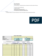 Recipe Plate Cost Template - FOHO1024