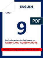 Eng Quiz On Passive and Conjunction