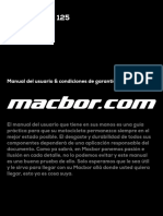 Manual Usuario Macbor 125 Euro 5 Es