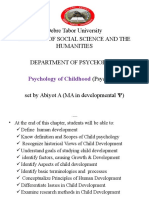 Child Psycology PPT One