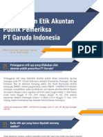 Pelanggaran Etik Akuntan Publik Pemeriksa PTGaruda Indonesia