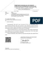 Srt. KaBalitbang No. PPH-UM.01.01-569 TTG Penyampaian Laporan Monitoring Survei IPK-IKM Tw1 2020