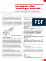 Design of Beam-Column Splice Connections According To Eurocode 3