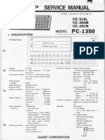 PC-1350 Service Manual