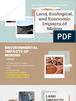 Topic 2.2 - Land, Ecological, and Economic Impacts of Mining