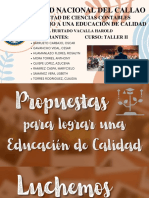 La Importancia de Una Educacion de Calidad en La Nueva Generacion