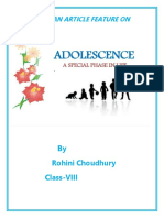 Adolescence-Bio Project of Rohini-Viii