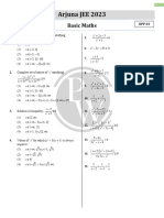 Basics of Mathematics: DPP 03