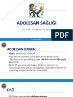 Sınıf Adolesan Sağlığı (Dr. Hülya Şirin)