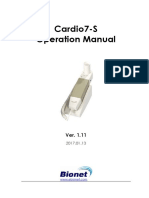 Cardio7-S ECG EKG Spirometer Manual