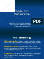 Chapter Ten: Discrimination: Applying Ethics: A Text With Readings