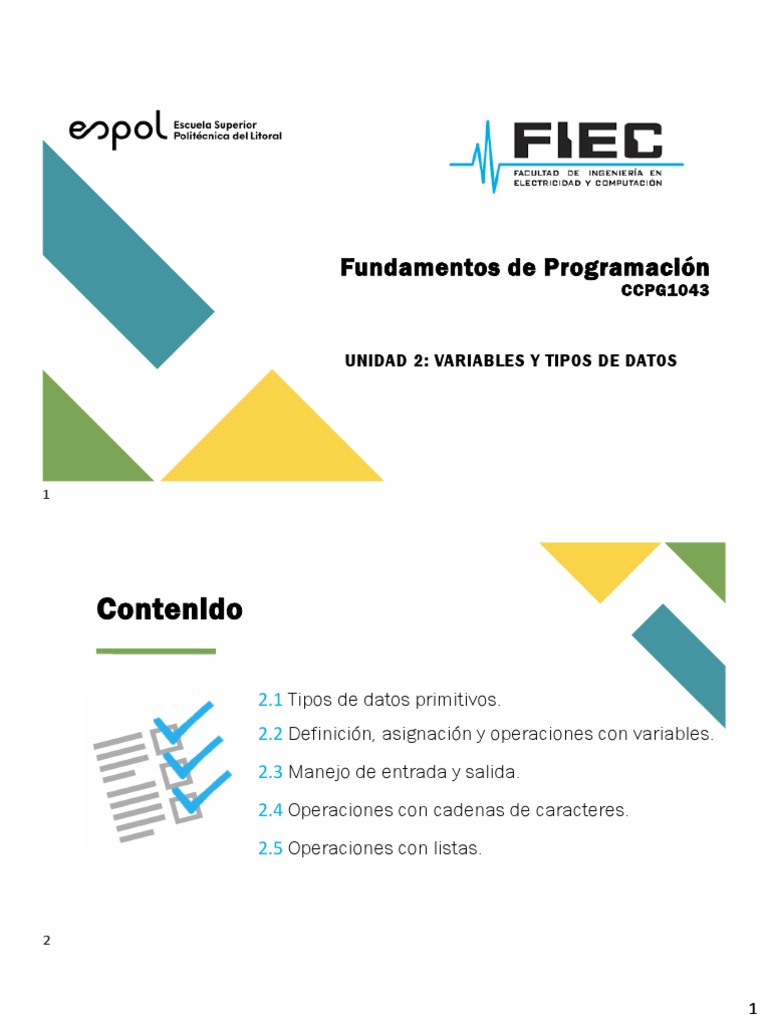 Variables y Tipos de Datos en Python | PDF | Tipo de datos | Python ...
