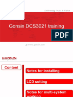 Gonsin DCS3021 Training: Presented by Rose