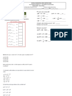 AVALIAÇÃO DE MATEMÁTICA - 9º ANO - 2º Bimestre