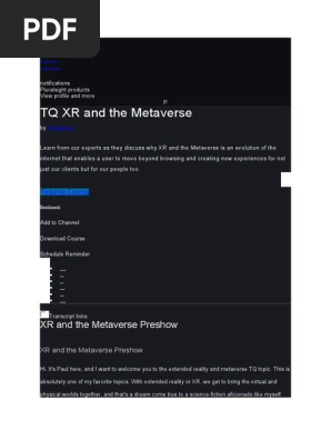 TQ XR and the Metaverse