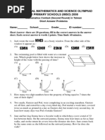 International Mathematics and Science Olympiad For Primary Schools (Imso) 2008