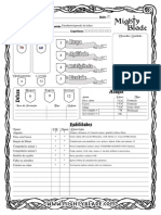 Ficha de Personagem Avançada (Editável)