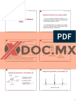 Xdoc - MX Espectroscopia de Masas Ms M M