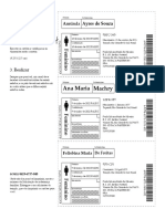 Cartões de ordenança familiar