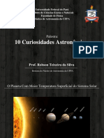 10 Curiosidades Astronômicas