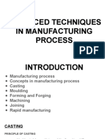 Advanced Techniques in Manufacturing Process