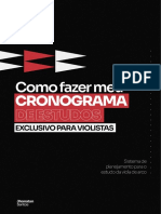 Cronograma de Estudos